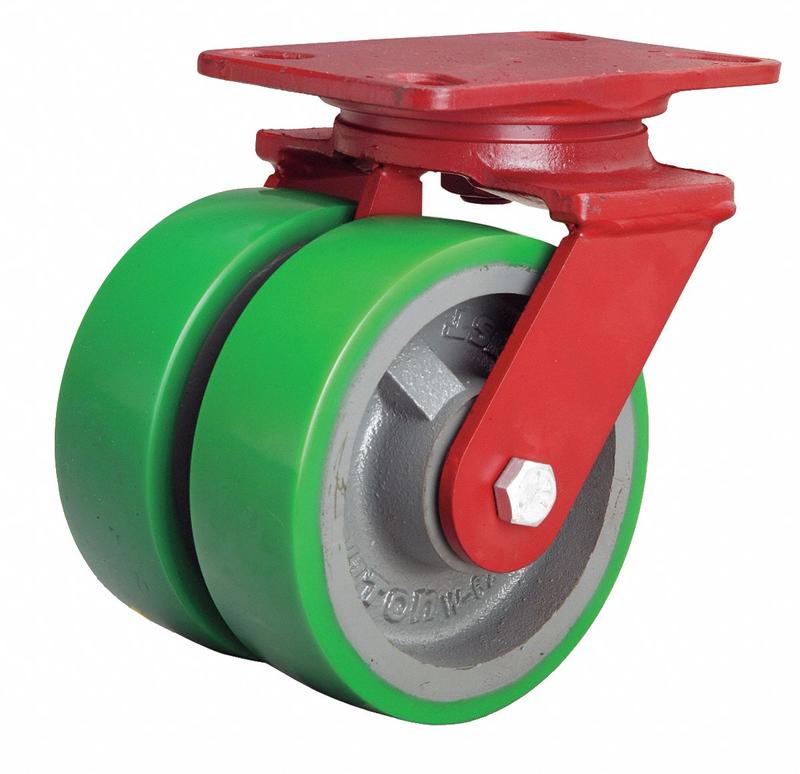 Standard Plate Caster Swivel 2000 lb. MPN:S-HS2-6DB-4SL-2FB