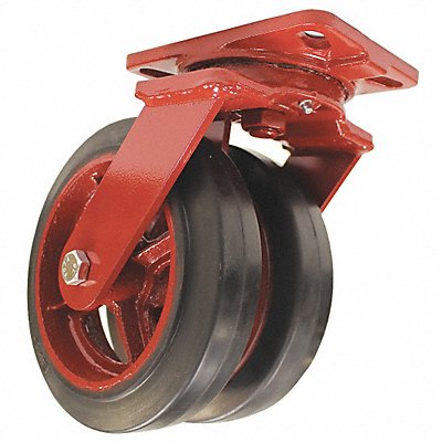 Standard Plate Caster Swivel 1000 lb. MPN:S-HS2-8R-4SL-2FB