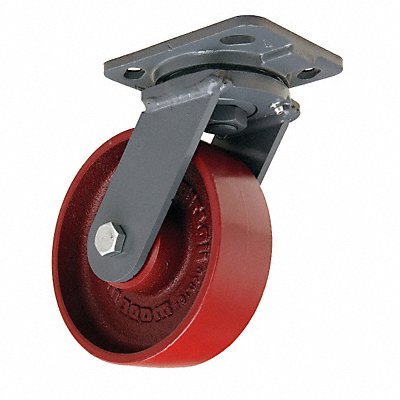 Standard Plate Caster Swivel 1400 lb. MPN:S-WH-6MB-4SL-FB