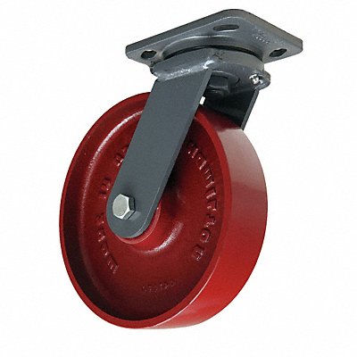 Standard Plate Caster Swivel 1500 lb. MPN:S-WH-8MB-4SL-FB