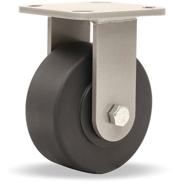 Rigid Top Plate Caster: Nylon, 5