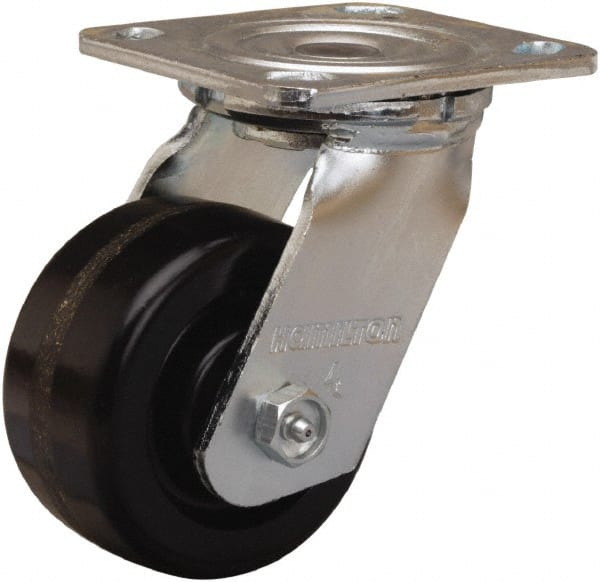 Swivel Top Plate Caster: Phenolic, 4