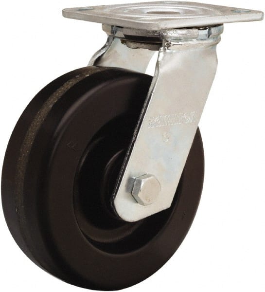 Swivel Top Plate Caster: Phenolic, 6