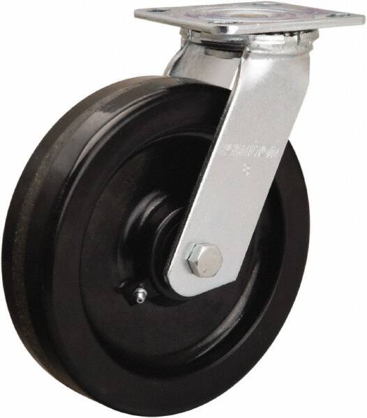 Swivel Top Plate Caster: Phenolic, 8