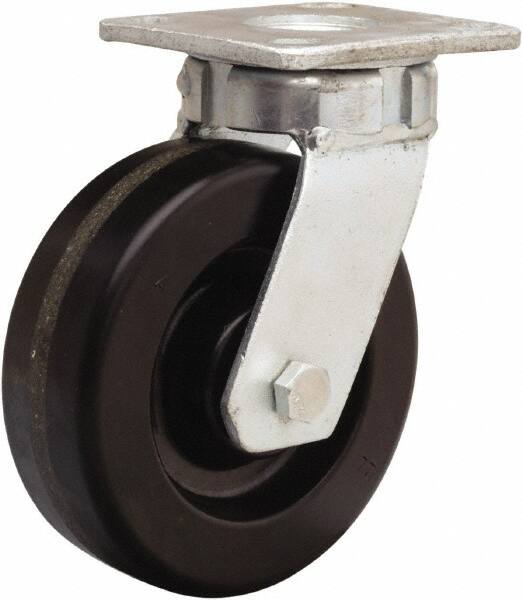 Swivel Top Plate Caster: Phenolic, 6