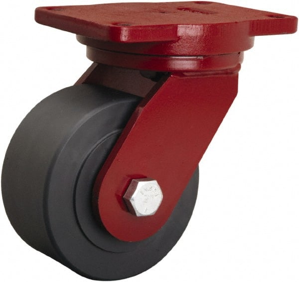 Swivel Top Plate Caster: Nylon, 6