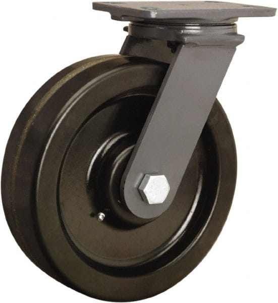 Swivel Top Plate Caster: Phenolic, 8