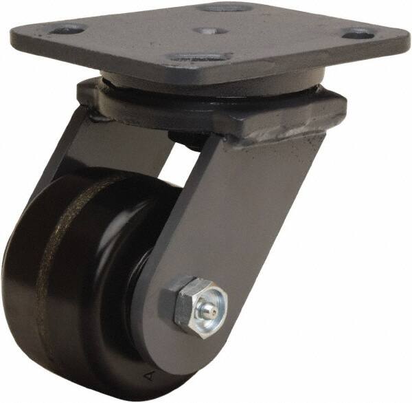 Swivel Top Plate Caster: Phenolic, 3-1/4