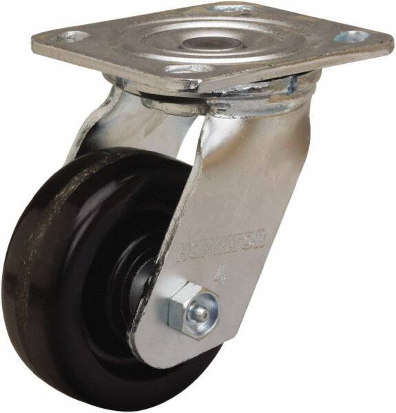 Swivel Top Plate Caster: Phenolic, 4