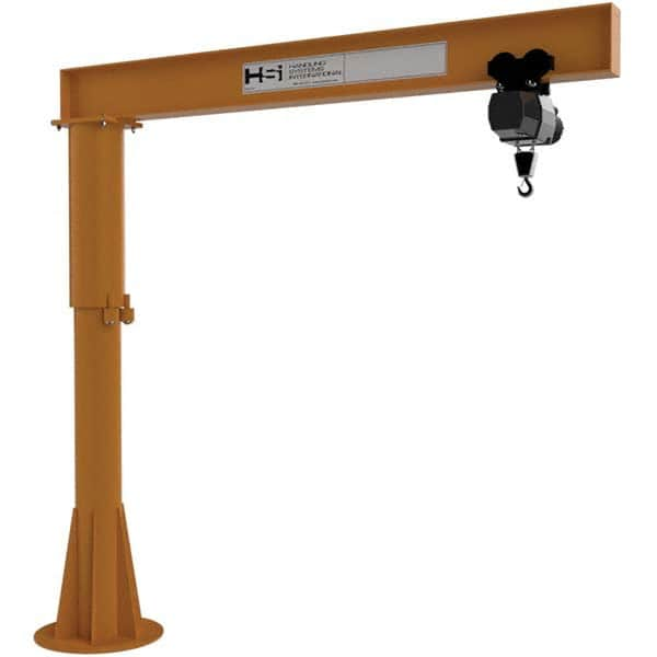 Jib Crane: Wall Mount, 1,000 lb Limit, 360 ° MPN:350-1000-0810