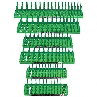 Socket Tray Set Green Plastic MPN:92014