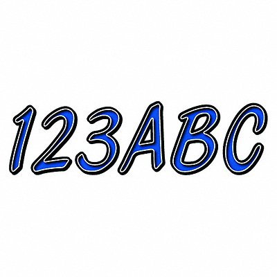 Number and Letter Combo Kit Blue 3in.H MPN:GBLBKG400