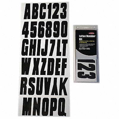 Number and Letter Combo Kit Black 3 H MPN:GBLK350EC