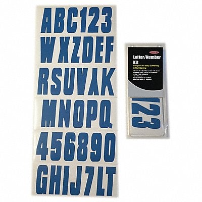 Number and Letter Combo Kit Blue 3 H MPN:GBLU350EC