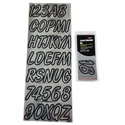 Number and Letter Combo Kit Chrome MPN:GCHBKG400