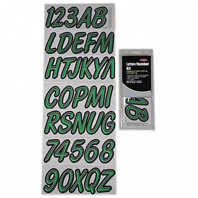 Number and Letter Combo Kit Light Green MPN:GKIBKG400