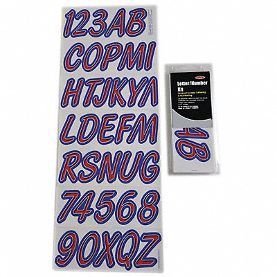 Number and Letter Combo Kit Red/Purple MPN:GREPUG400