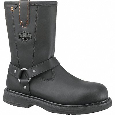 Wellington Boot 8-1/2 M Black Steel PR MPN:D95328