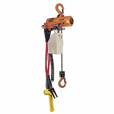 Air Chain Hoist 500 lb Cap. 15 ft Lift MPN:AH500P-15