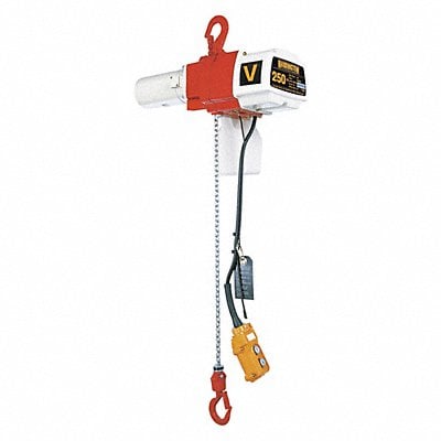 Electric Chain Hoist 250 lb 10 ft Lift MPN:ED250V-10