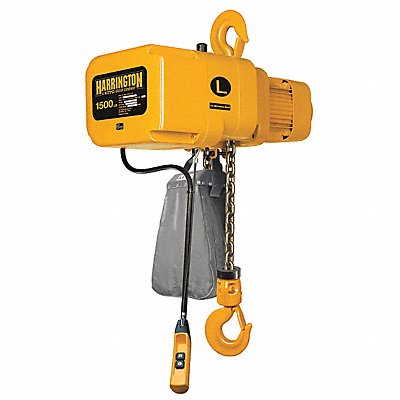 Electric Chain Hoist 1500lb 60 Hz MPN:NER008L-10