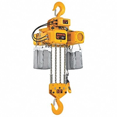 Electric Chain Hoist 20 000 lb 10 ft. MPN:NER100L-10