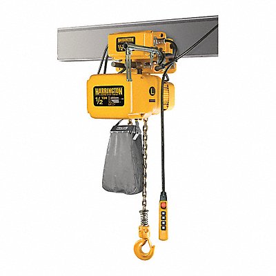 Electric Chain Hoist w/Trolley 1000 lb. MPN:NERM005L-L-10