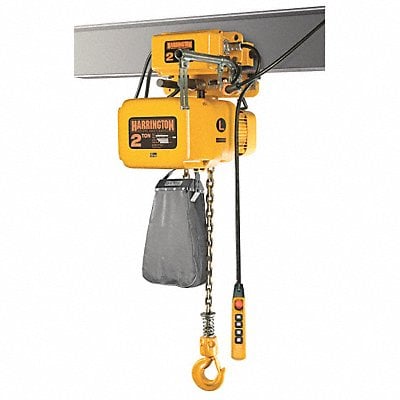 Electric Chain Hoist w/Trolley 4000 lb. MPN:NERM020L-L-10