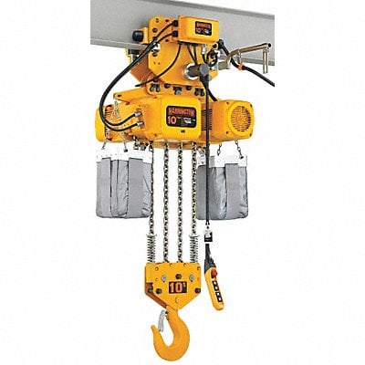 Elec. Chain Hoist w/Trolley 20 000 lb. MPN:NERM100L-L15