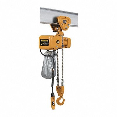 Elec. Chain Hoist w/Trolley 4000 lb. MPN:NERP020C-10