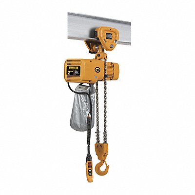 Elec. Chain Hoist w/Trolley 4000 lb. MPN:NERP020CD-10 / 230v