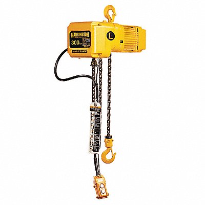 Electric Chain Hoist 300lb. 115V 1 Phase MPN:SNER000300S-10/115v