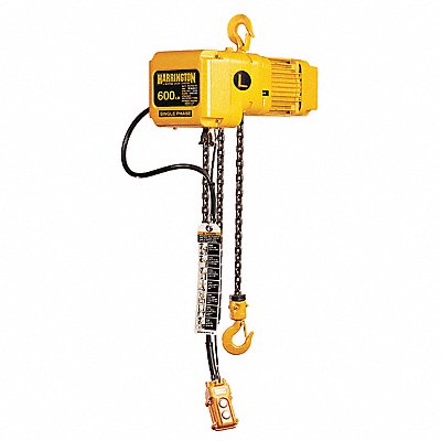 Electric Chain Hoist 600 lb 115V MPN:SNER000600L-10/115v