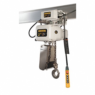 Elec. Chain Hoist w/Trolley 6000lb 15 ft MPN:SNERP030C-15