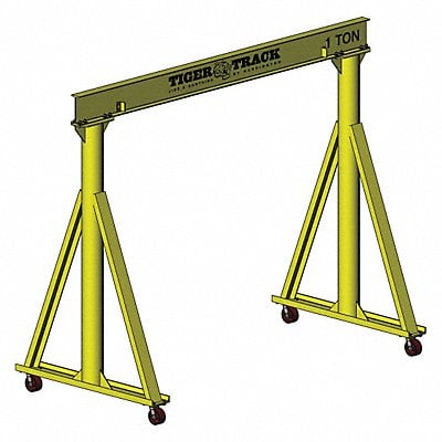 Portable Gantry Crane 2000 lb Steel MPN:511-2000-11-10