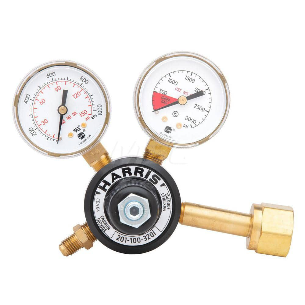 Model 201 Brass Carbon Dioxide Preset Beverage Regulator 0-100 PSIG MPN:3001994