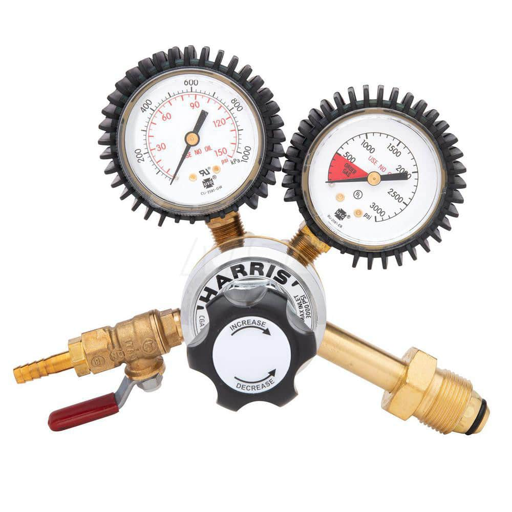 Model 201 Brass Carbon Dioxide Preset Beverage Regulator 0-60 PSIG MPN:3004601