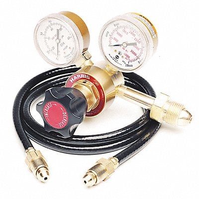 HARRIS 2 Stage Flow Gauge Reg/Hose Kit MPN:K586-1