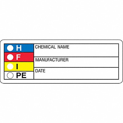 HMIG Label 1-1/8 in H 3-1/8 inW PK1000 MPN:LB131851