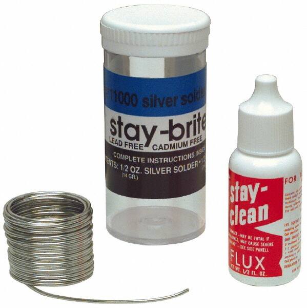 Stay-Brite Kit Solder: Silver, 5/8