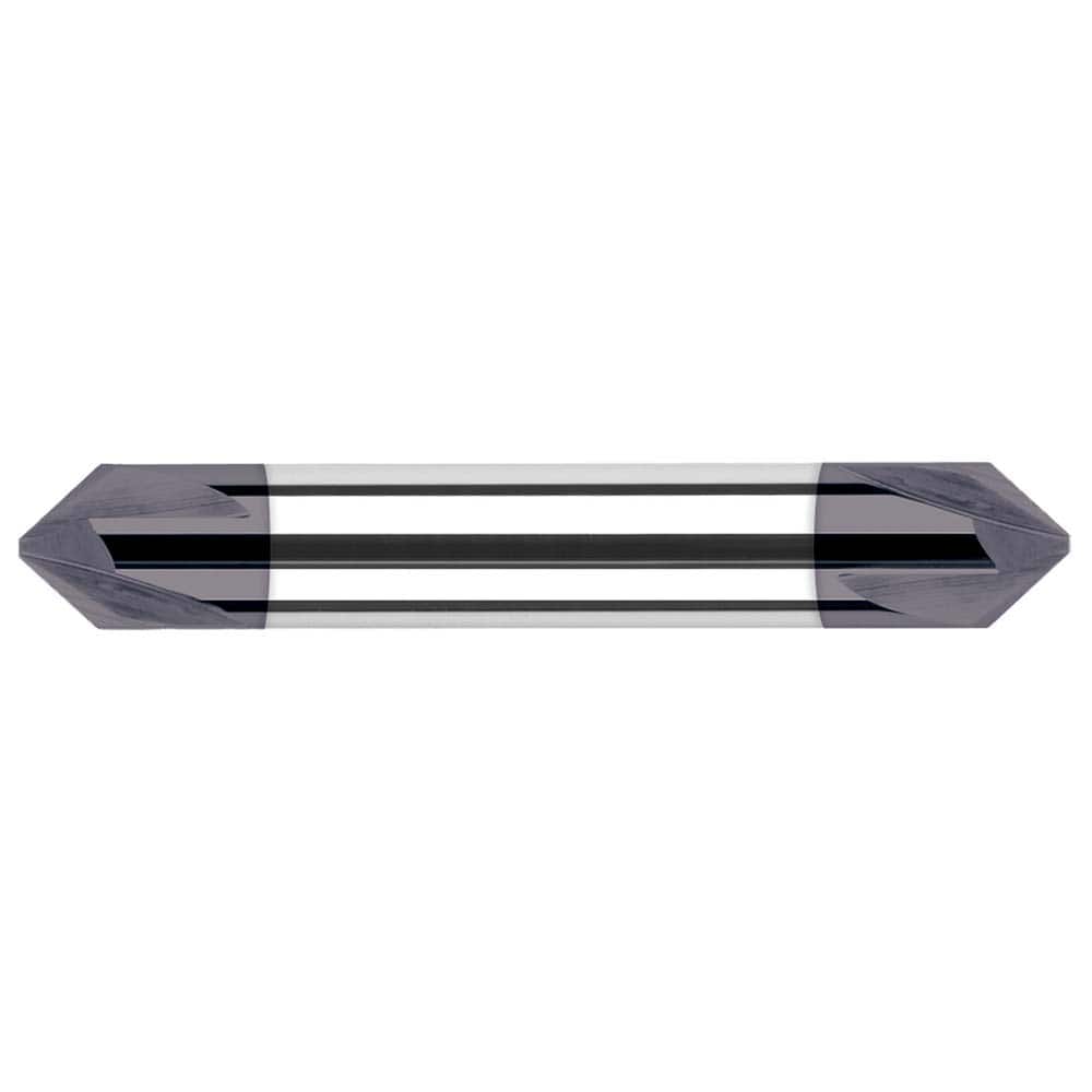 Chamfer Mill: 4 Flutes, Solid Carbide MPN:833645-C3