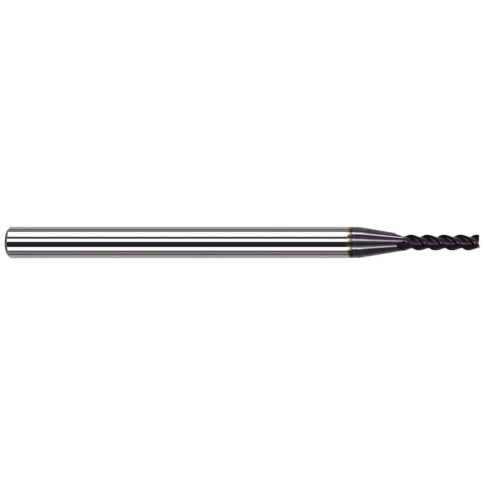 Corner Radius End Mill: 0.5 mm Dia, 0.1