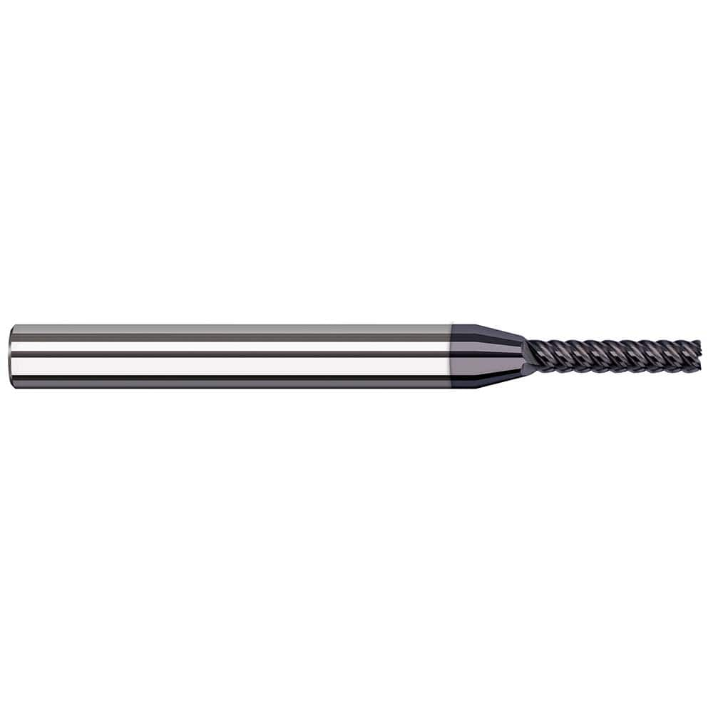 Corner Radius End Mill: 0.5 mm Dia, 0.1