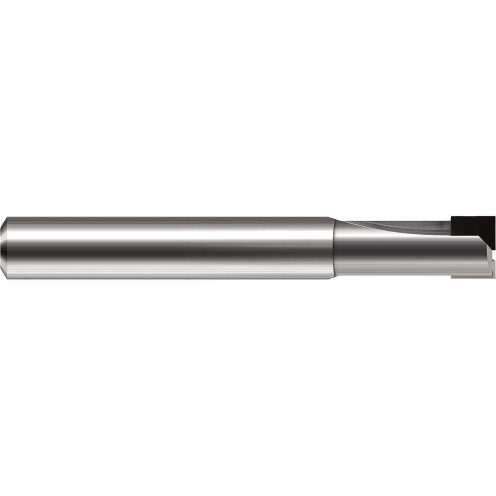 Square End Mill: 3/16'' Dia, 1/4'' LOC, 3/16'' Shank Dia, 2'' OAL, 2 Flutes, Brazed Solid Carbide MPN:12112