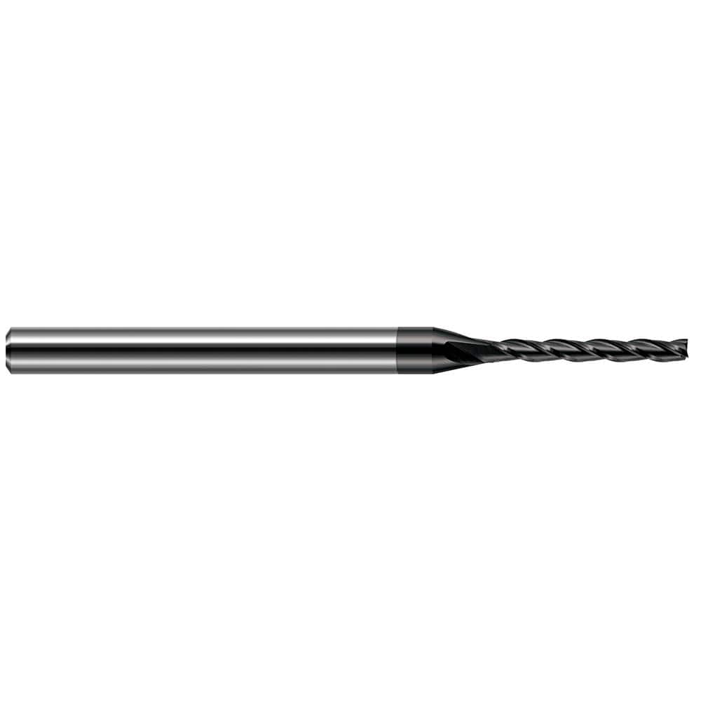 Square End Mill: 1/16'' Dia, 1/2'' LOC, 1/8'' Shank Dia, 2-1/2'' OAL, 3 Flutes, Solid Carbide MPN:12760-C4