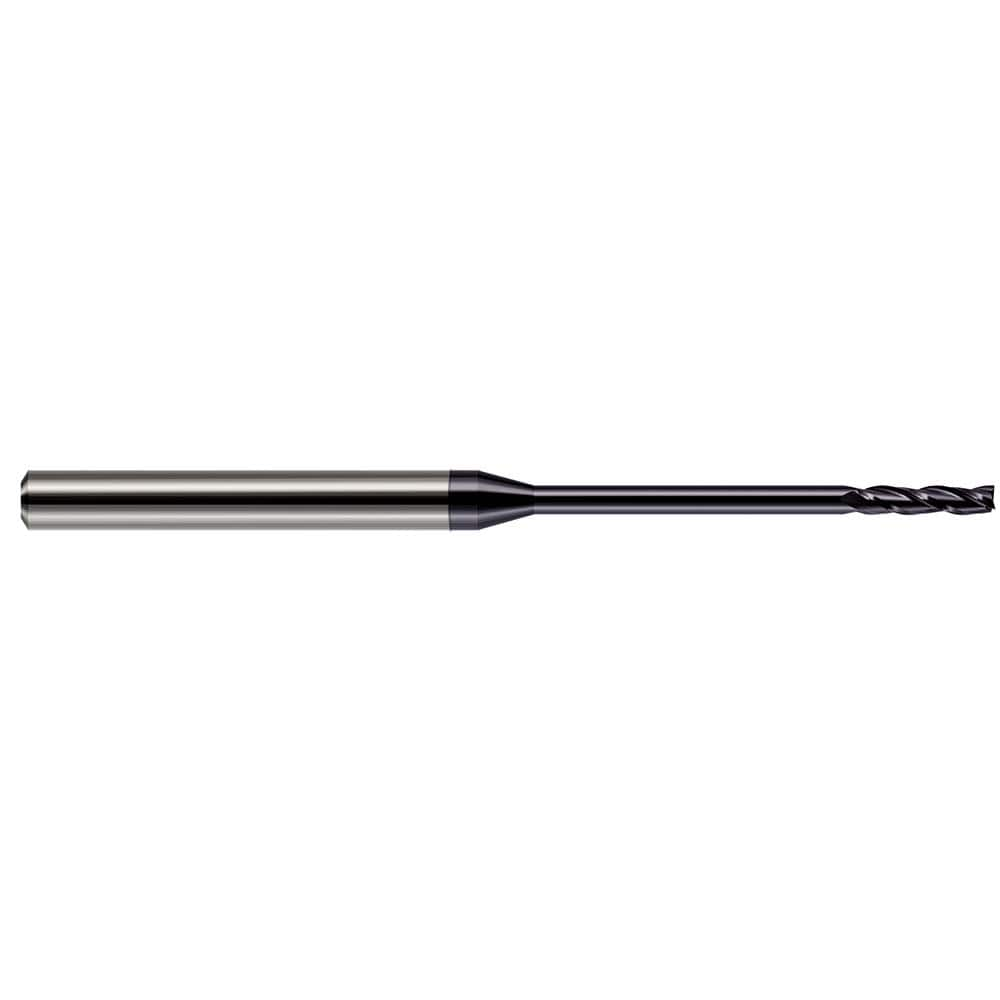 Square End Mill: 0.065'' Dia, 1/2'' LOC, 1/8'' Shank Dia, 2-1/2'' OAL, 3 Flutes, Solid Carbide MPN:13665-C3