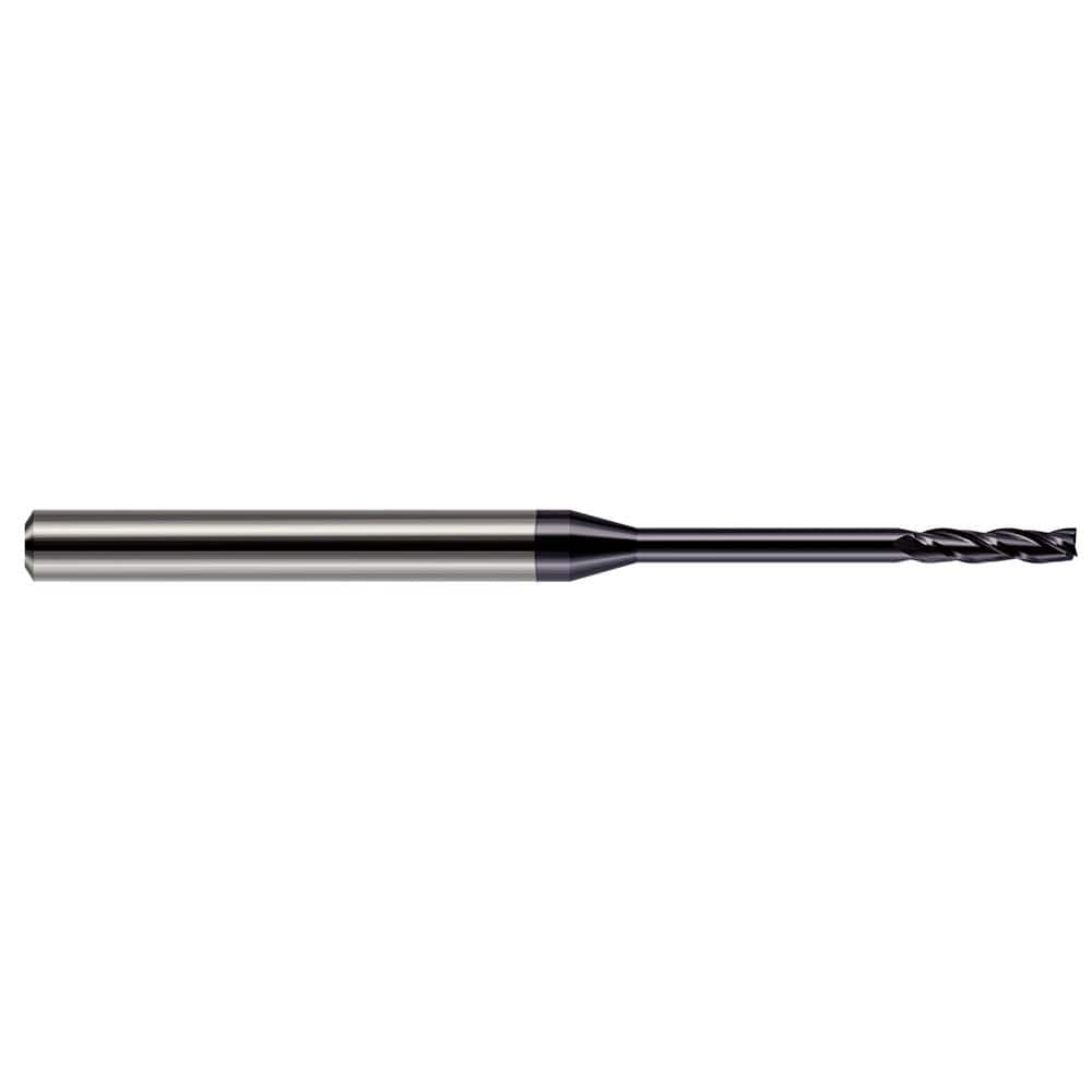 Square End Mill: 0.095'' Dia, 3/4'' LOC, 1/8'' Shank Dia, 2-1/2'' OAL, 3 Flutes, Solid Carbide MPN:13695-C3