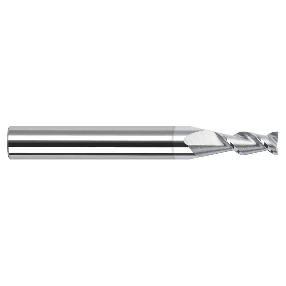 Square End Mill: 1/64'' Dia, 1/16'' LOC, 1/8'' Shank Dia, 1-1/2'' OAL, 2 Flutes, Solid Carbide MPN:24120-C8