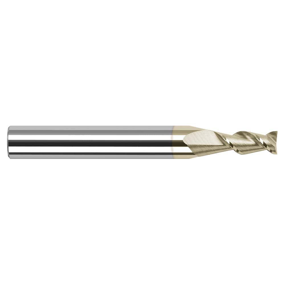 Square End Mill: 3/64'' Dia, 0.15'' LOC, 1/8'' Shank Dia, 1-1/2'' OAL, 2 Flutes, Solid Carbide MPN:24150-C7