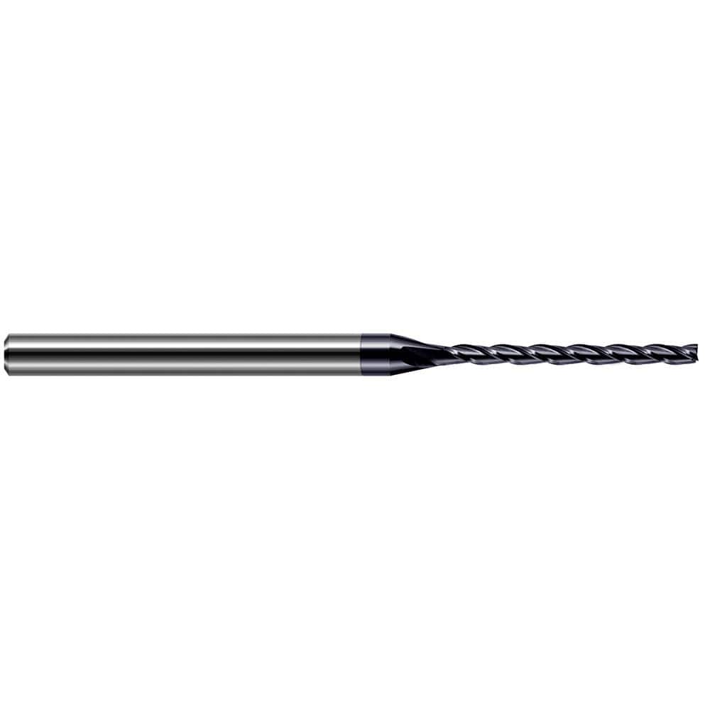 Square End Mill: 0.1'' Dia, 1-13/64'' LOC, 1/8'' Shank Dia, 2-1/2'' OAL, 3 Flutes, Solid Carbide MPN:34999-C3